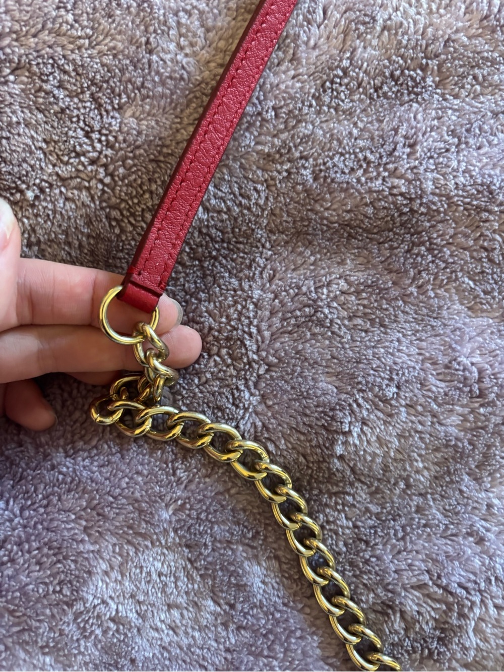 WORN ONCE COACH SMALL RED CROSSBODY BAG - Picture 13 of 16